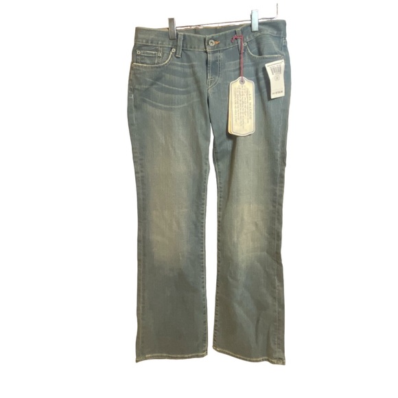 Lucky Brand Lil Melissa By Gene Montesano Blue‎ Jeans Size 10/30 NWT - Picture 6 of 16